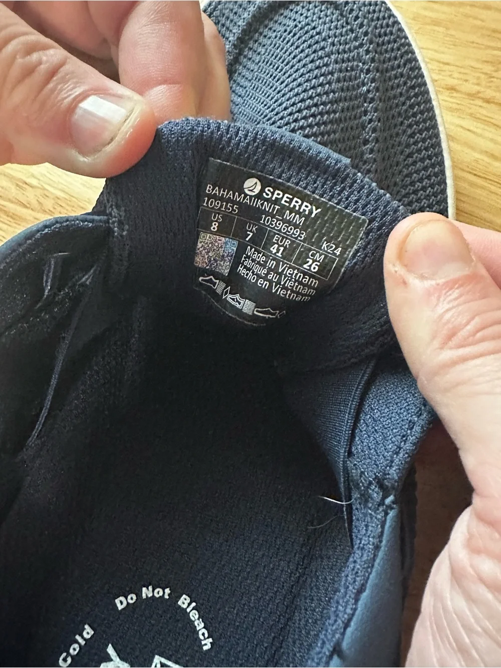 New! Sperry Navy Mesh Boat Shoes with White Sole